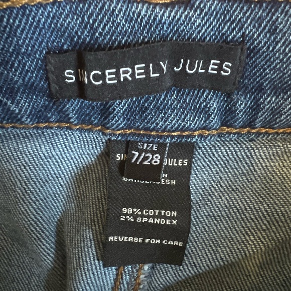 NWOT Sincerely Jules Cargo Jeans Size 7/28 - Picture 4 of 6